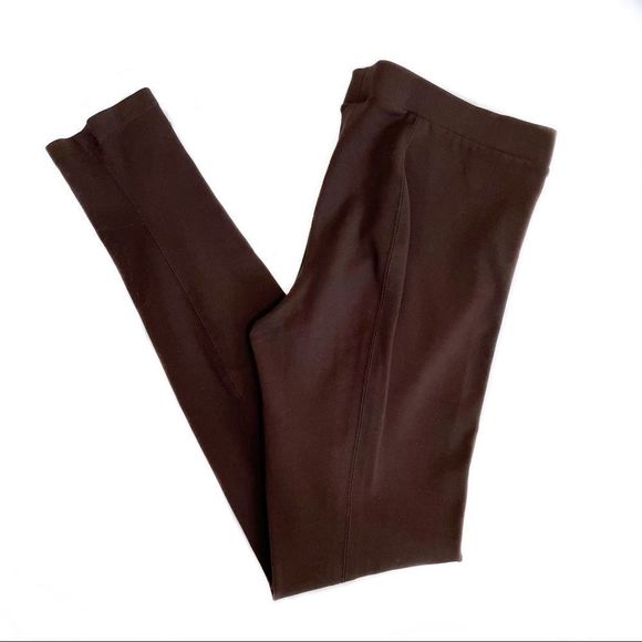 Vince Legging Rear Seam Brown Size Large - Picture 2 of 9
